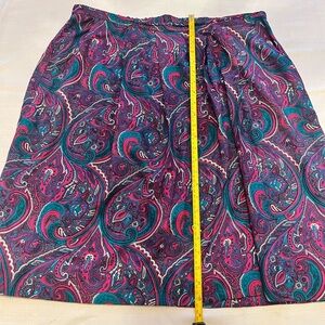 Vintage Skirt With Pockets Size 20w Susan Graver